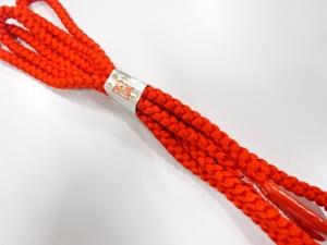 未使用品　正絹　手組帯締め